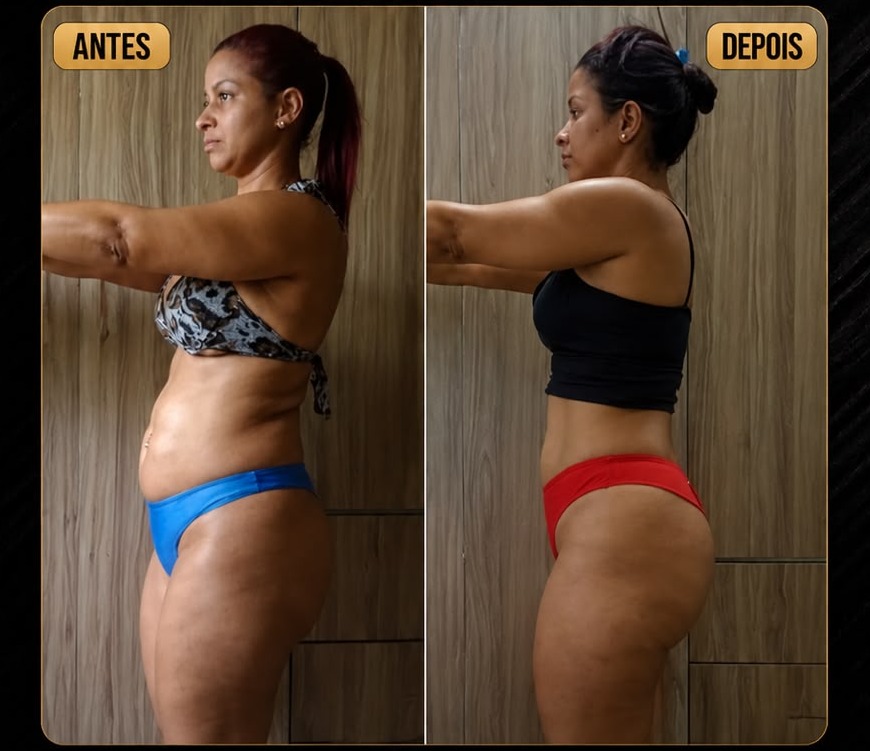 Antes e depois - aluna Team Carneiro