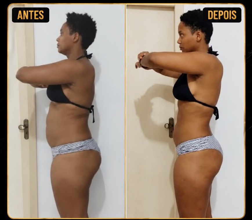 Antes e depois - aluna Team Carneiro