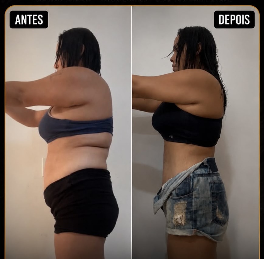 Antes e depois - aluna Team Carneiro
