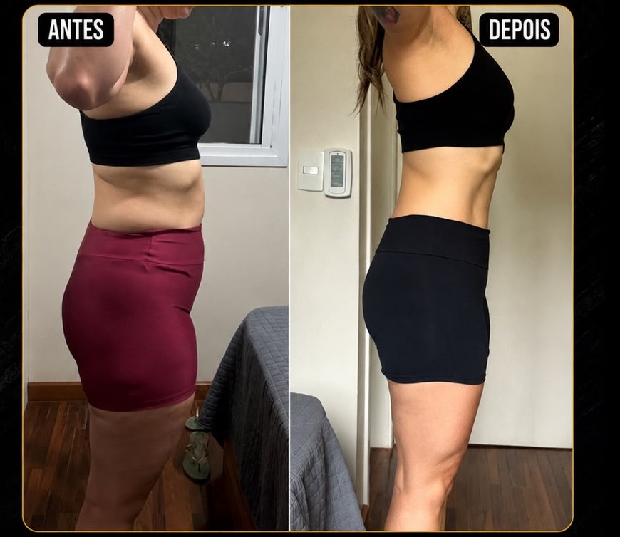Antes e depois - aluna Team Carneiro